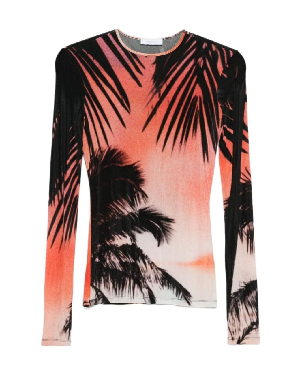 Rabanne Multicolor Palm Print T-Shirt