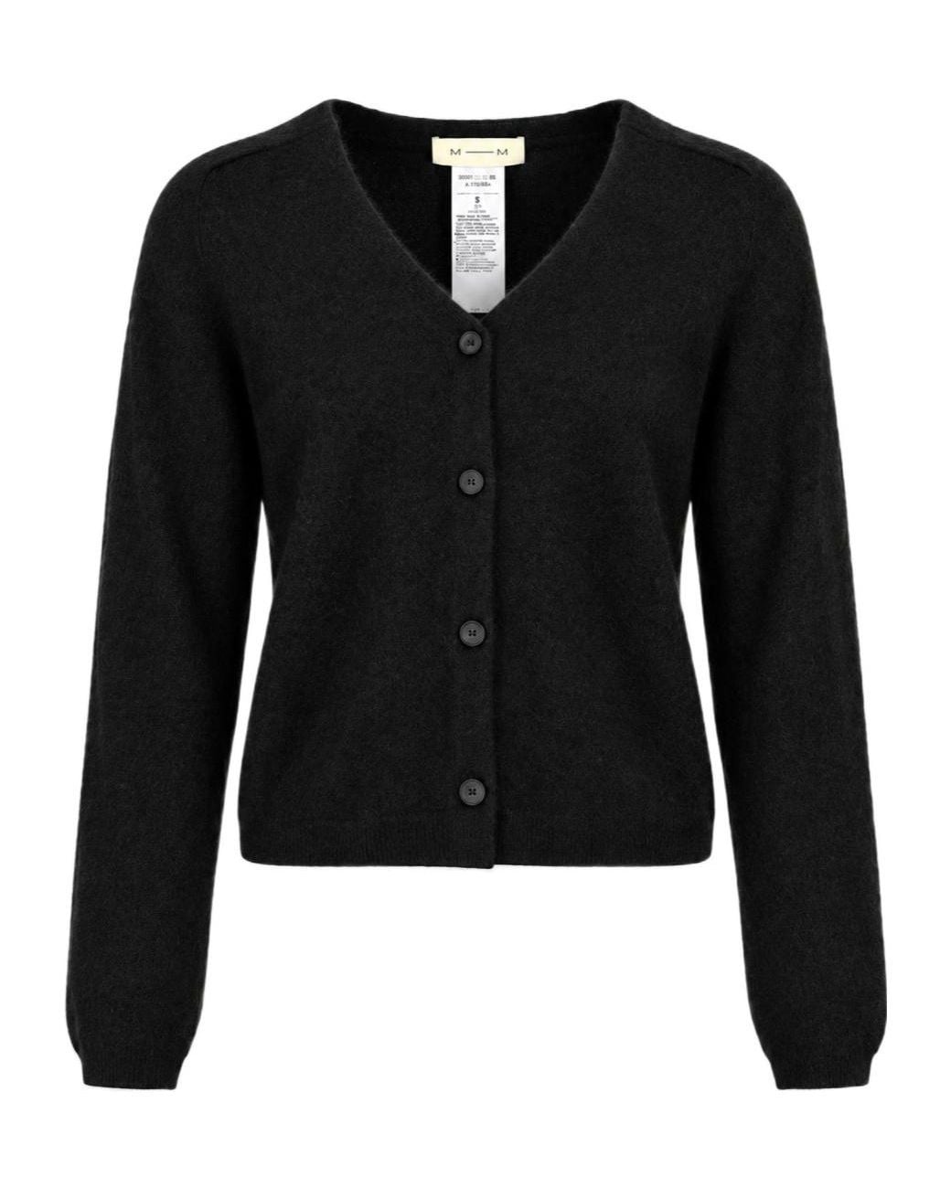 Max Mara Black Long-Sleeve Cardigan