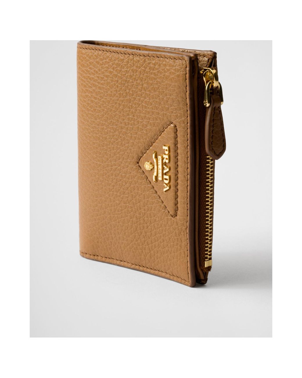 Prada Brown Small Leather Wallet