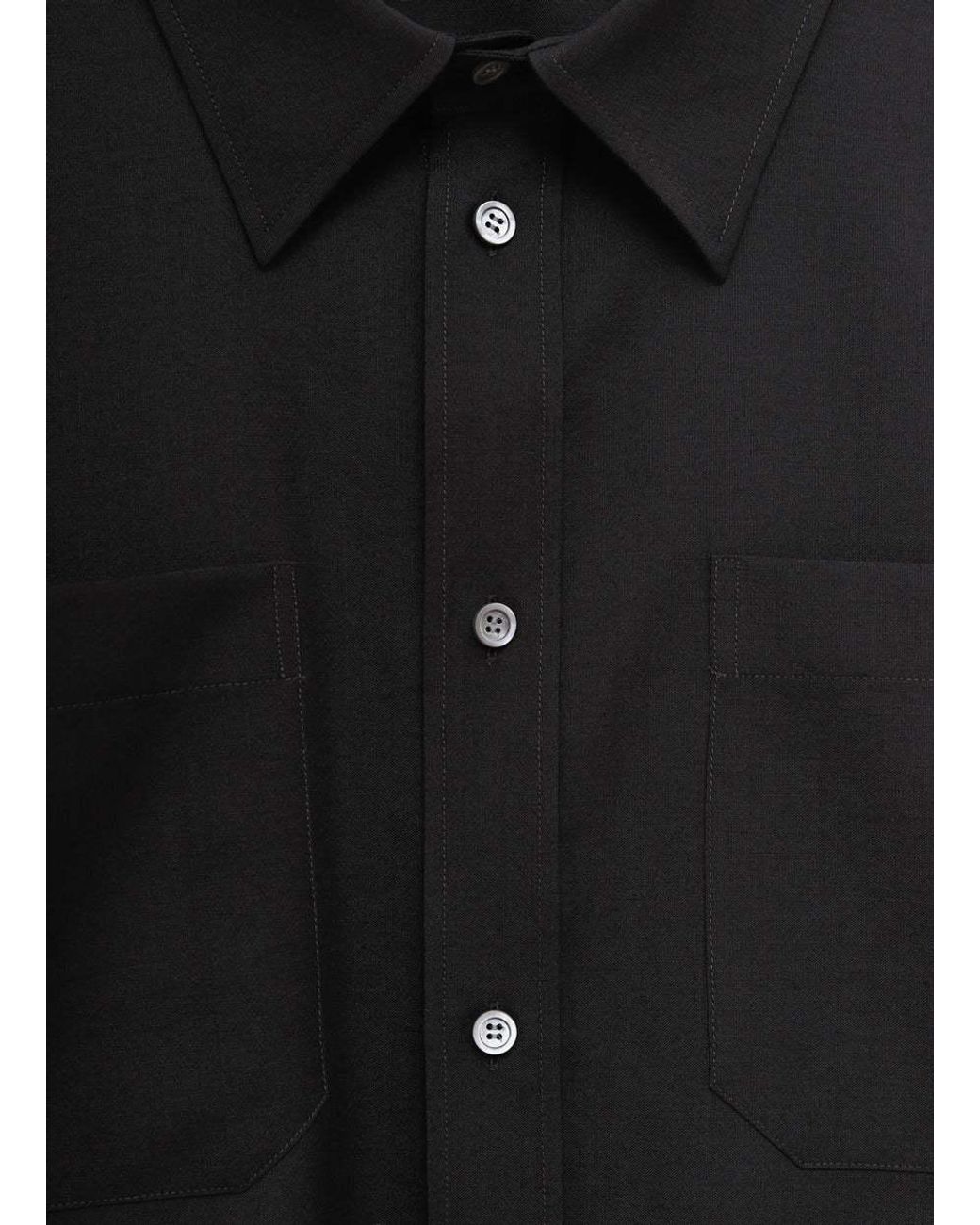 Loewe Black Chemise À Fermeture Boutonnée for men