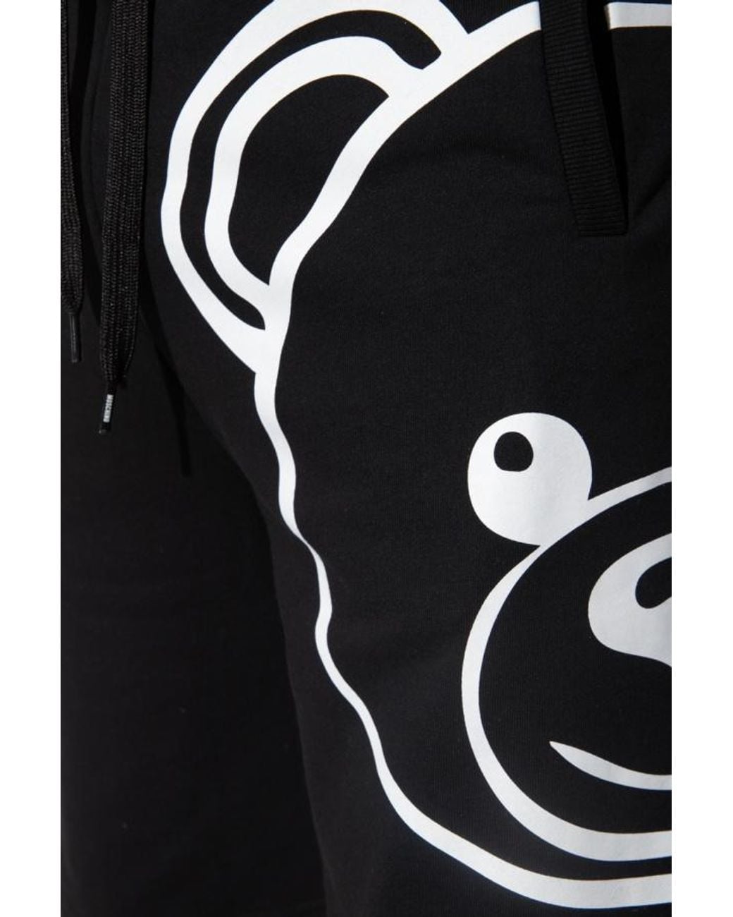 Moschino Black Logo Detail Shorts for men