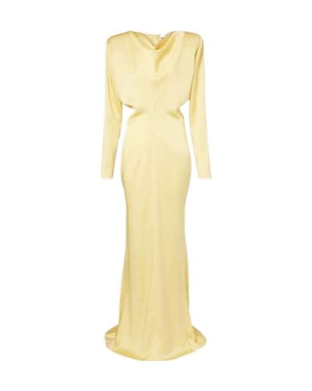 Stella McCartney Yellow Satin Gown