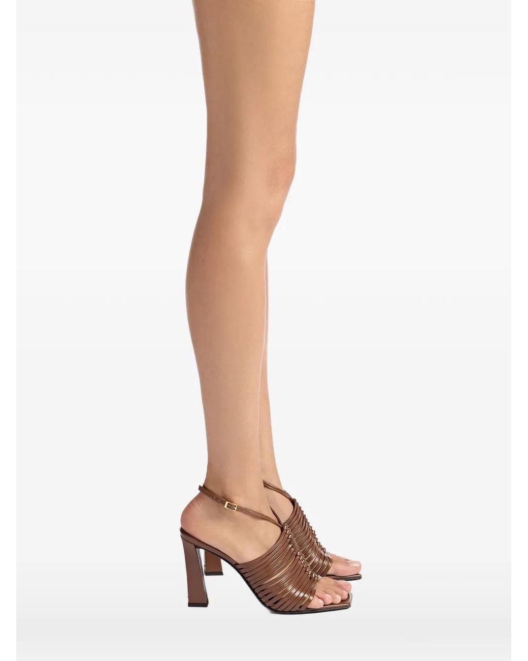 Giuseppe Zanotti Brown Savoia Open Toe Sandals