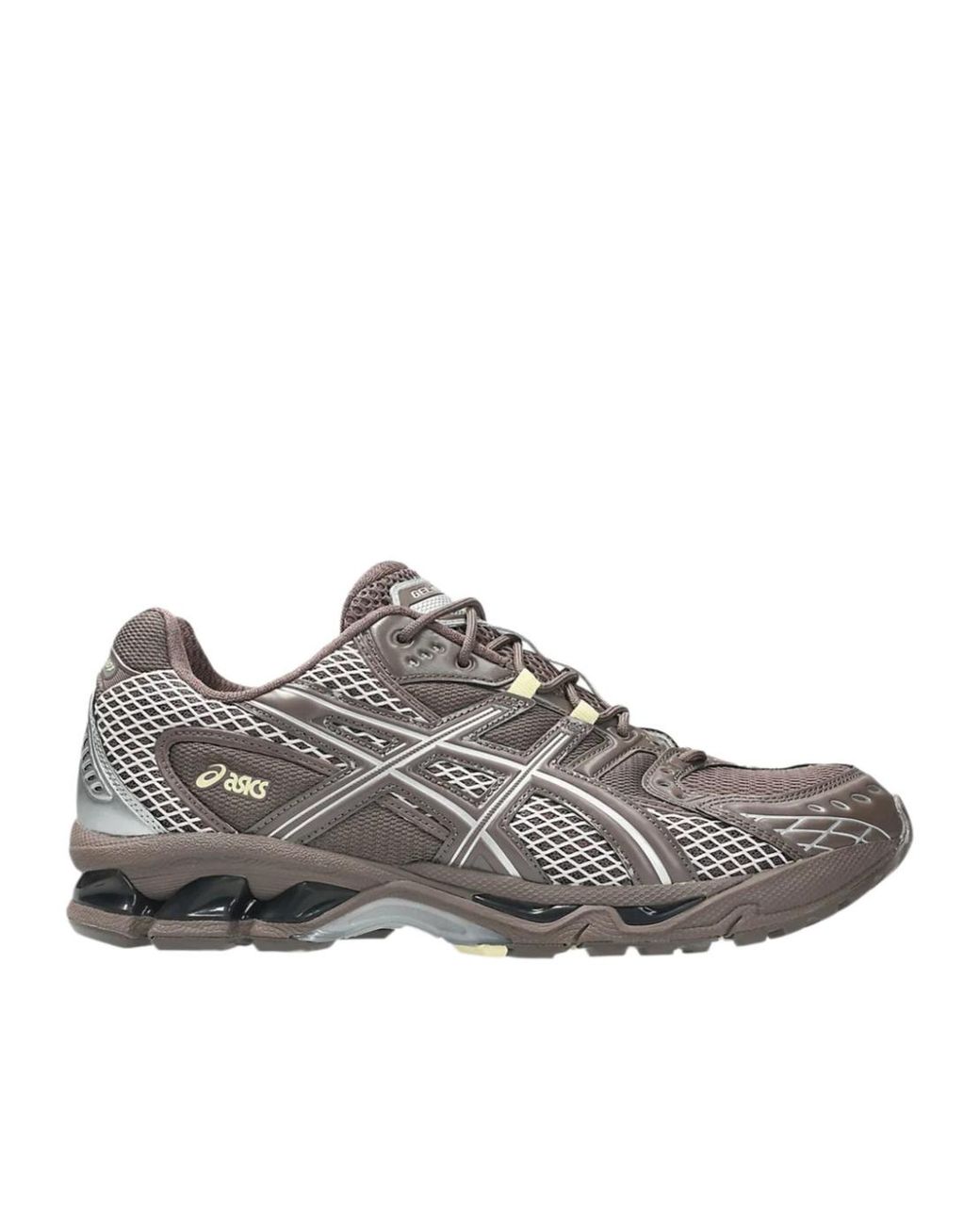 Asics Gray Mesh Panel Running Shoes for men