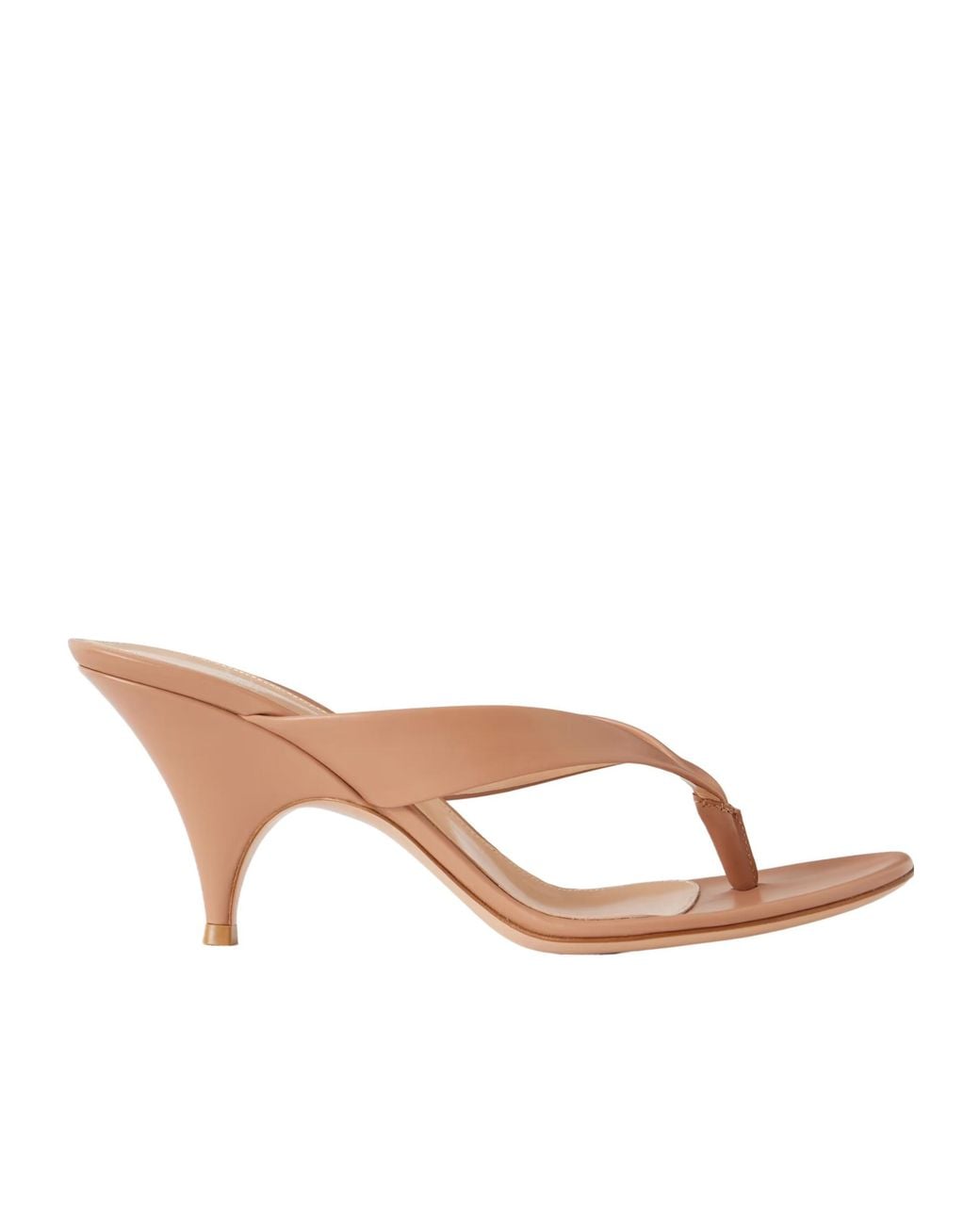 Gianvito Rossi Brown Thong 70 Leather Sandals