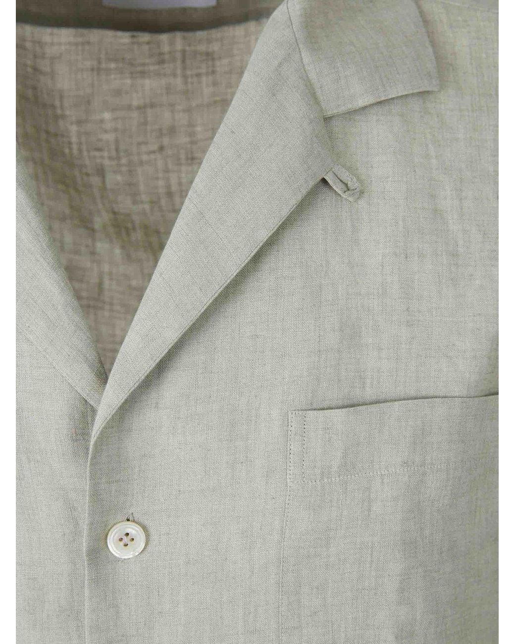 Lardini Gray Short-Sleeved Shirt for men