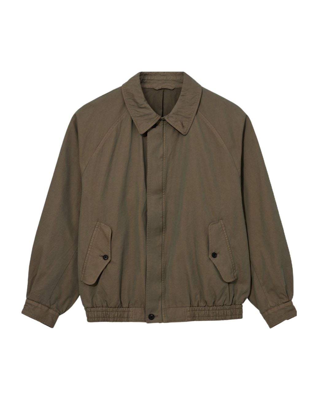 Ssstein Green Retro Zip-Up Jacket for men