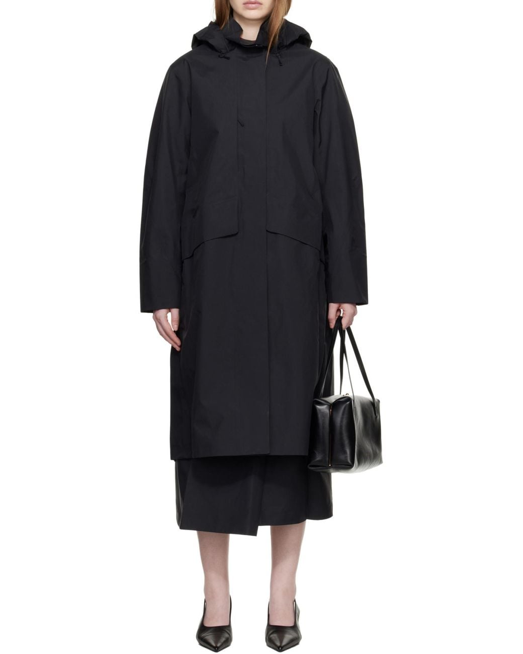 Veilance Black Ifora Coat