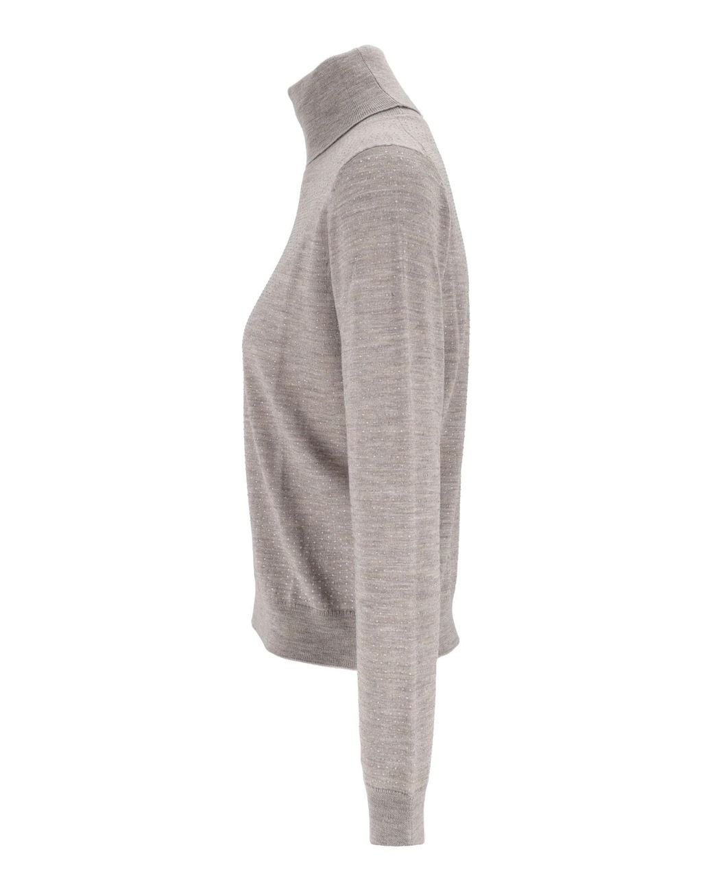 P.A.R.O.S.H. Gray Turtleneck Sweater
