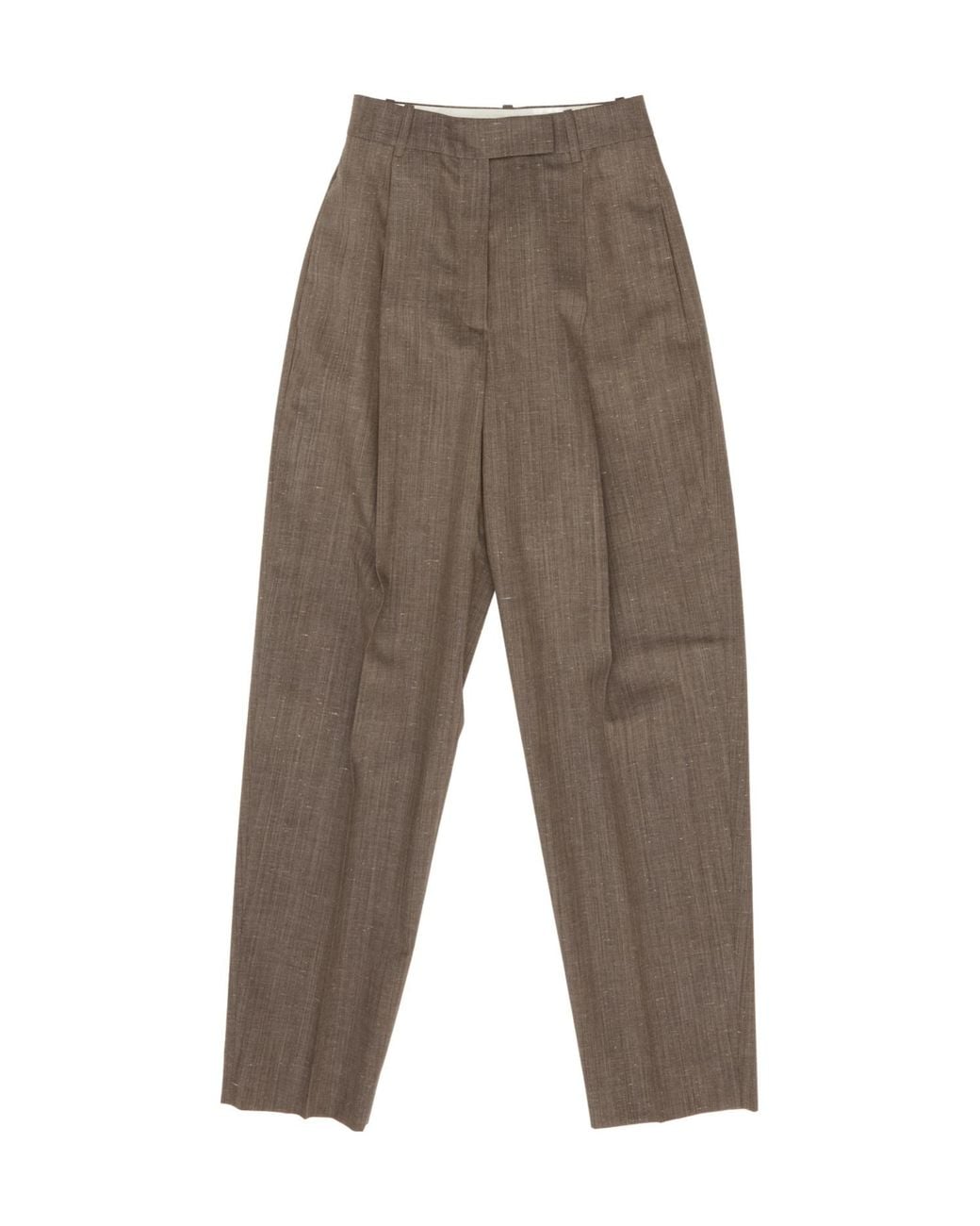 Rohe Gray Casual Trousers With Belt Loops
