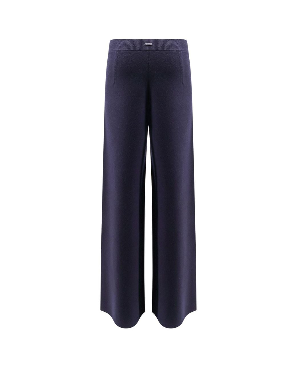 Max Mara Black Judy Wide Leg Knitted Trousers