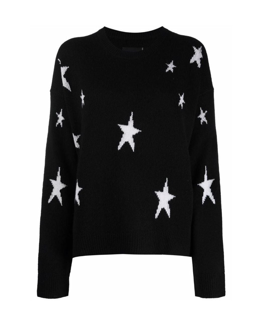 Zadig & Voltaire Black Star Embroidered Sweater