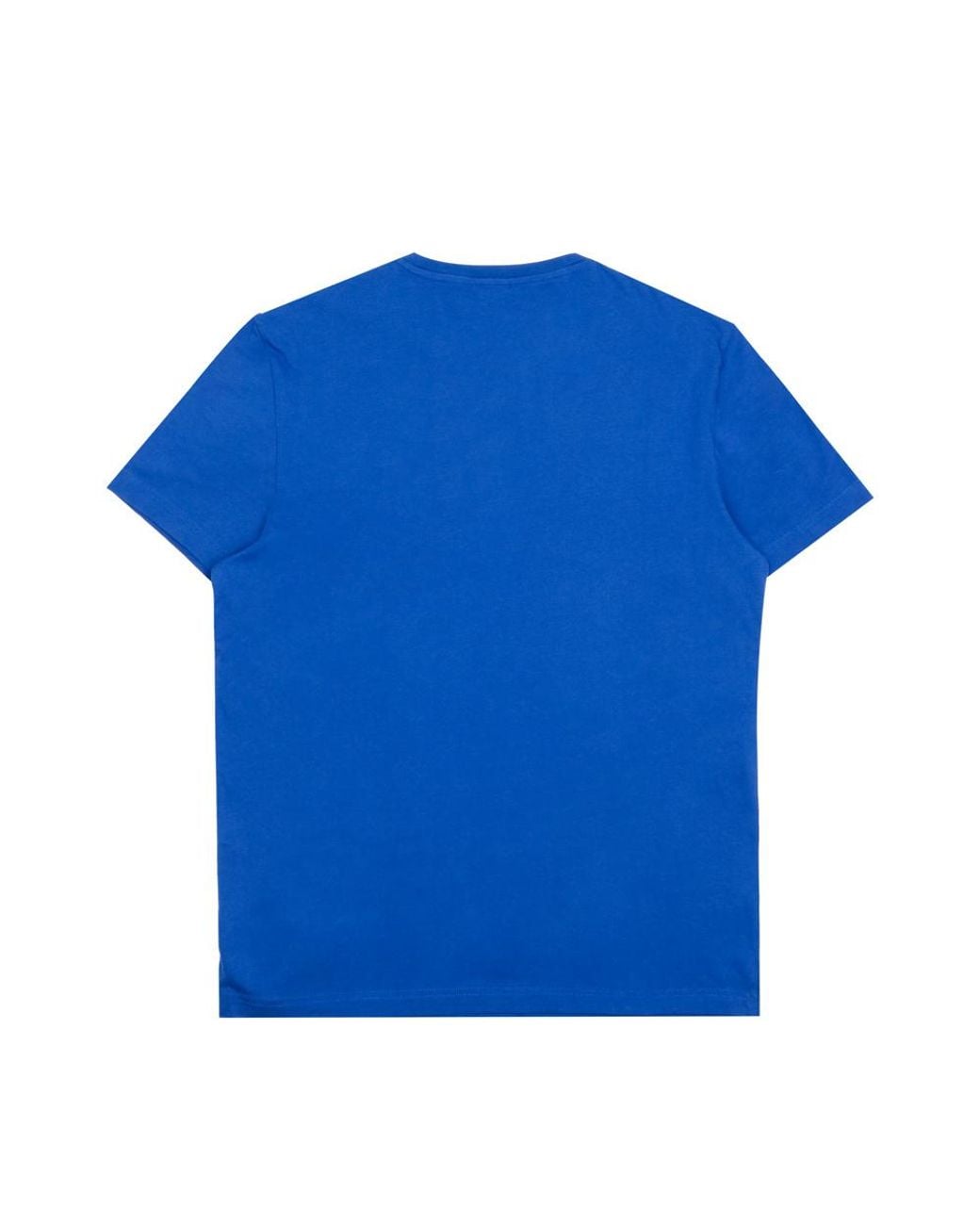 EA7 Blue Logo T-Shirt With Round Neck for men