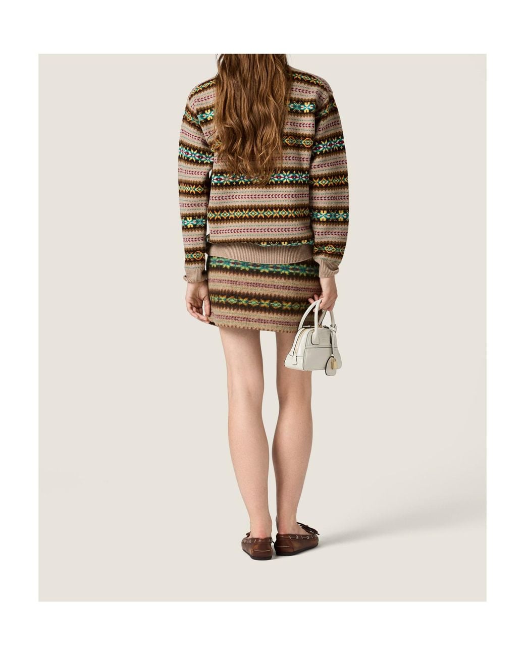 Miu Miu Green Wool Pullover