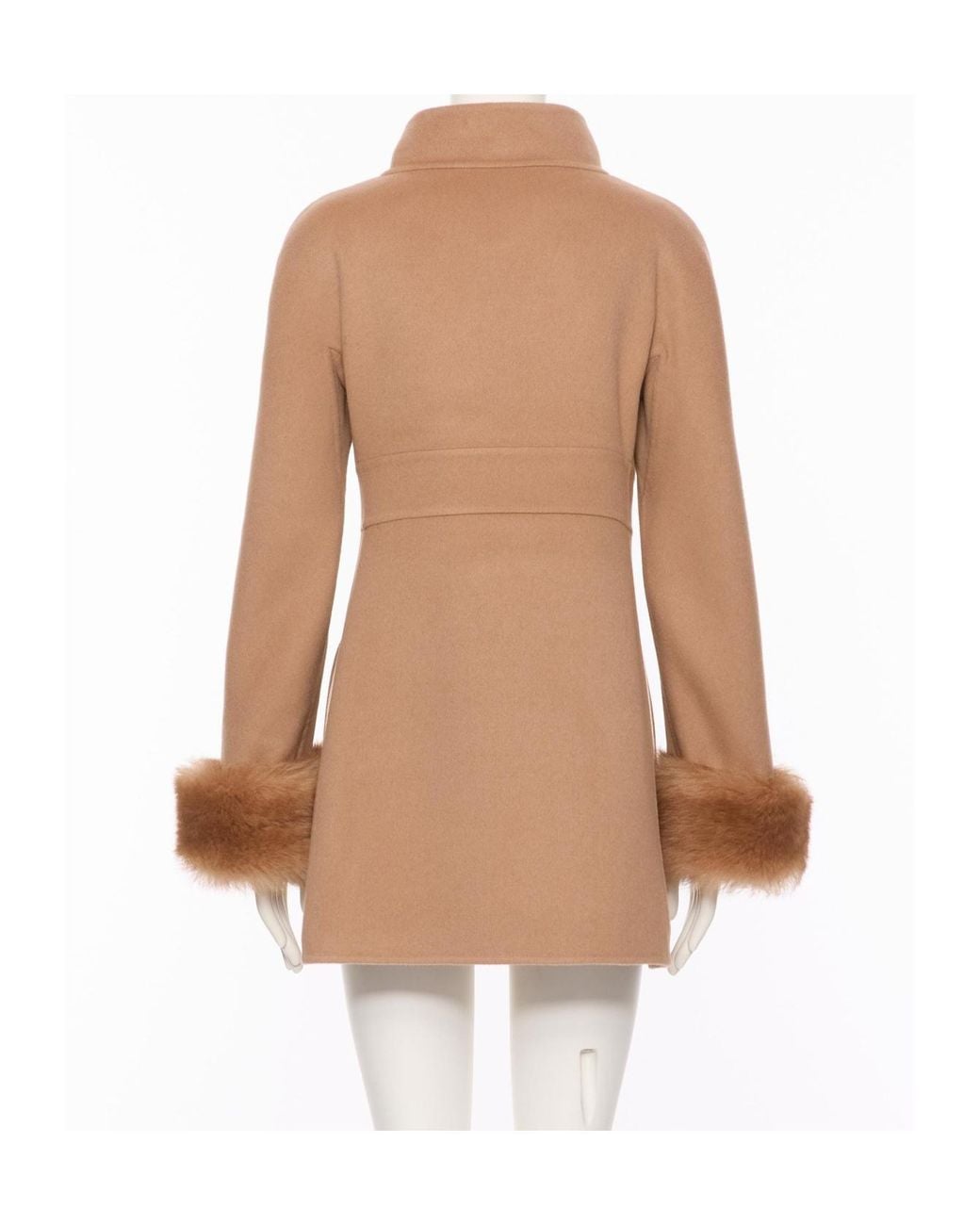 Valentino Natural Long-Sleeved Coat