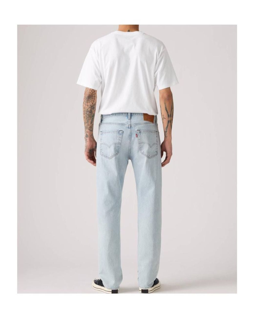 Levi's Blue 501 Original Fit Straight-Leg Jeans for men