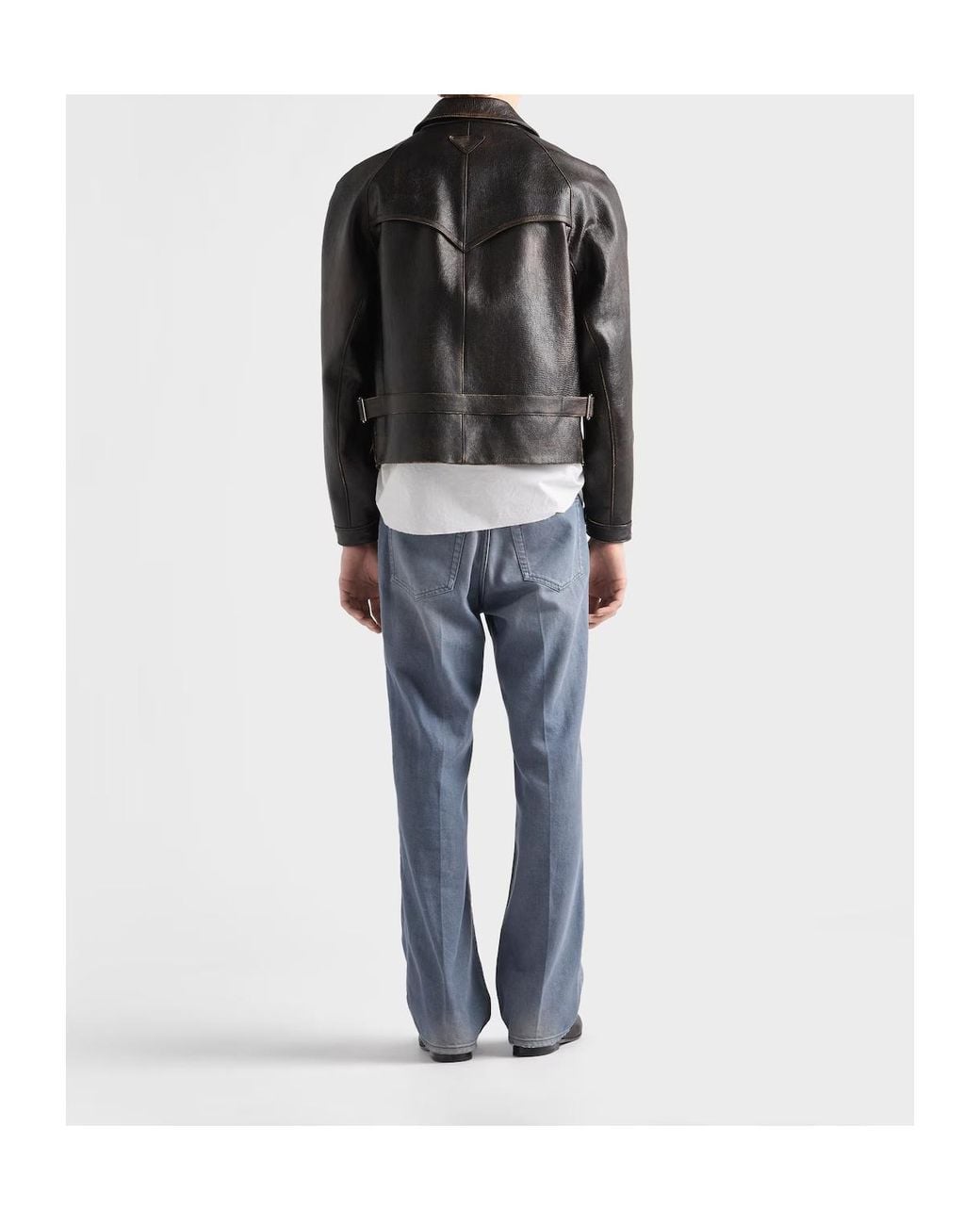 Prada Black Long-Sleeved Zip-Up Jacket for men