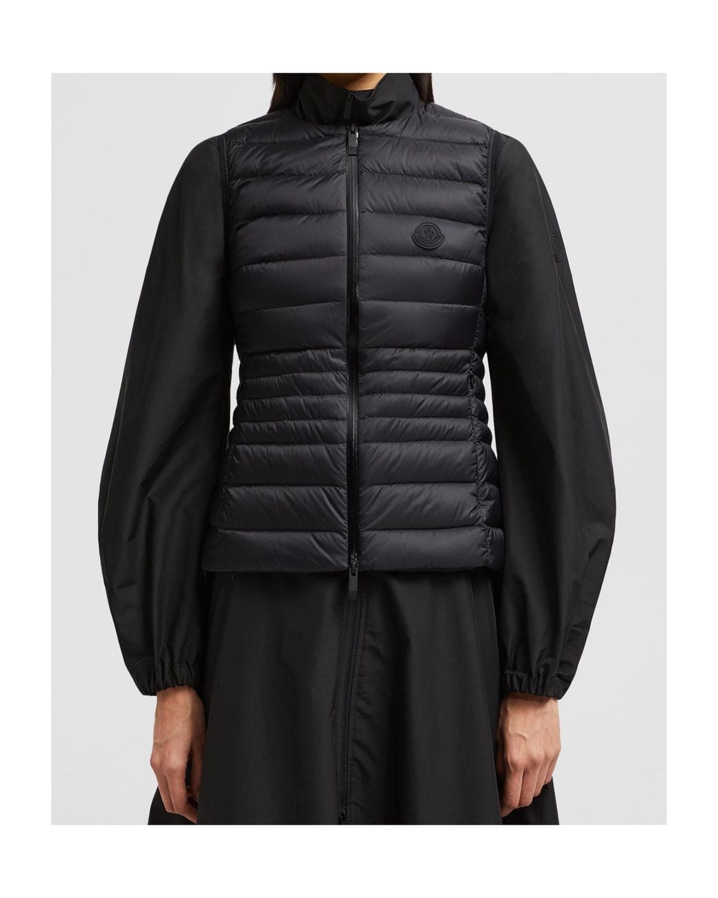Moncler Black Irigny Down Vest
