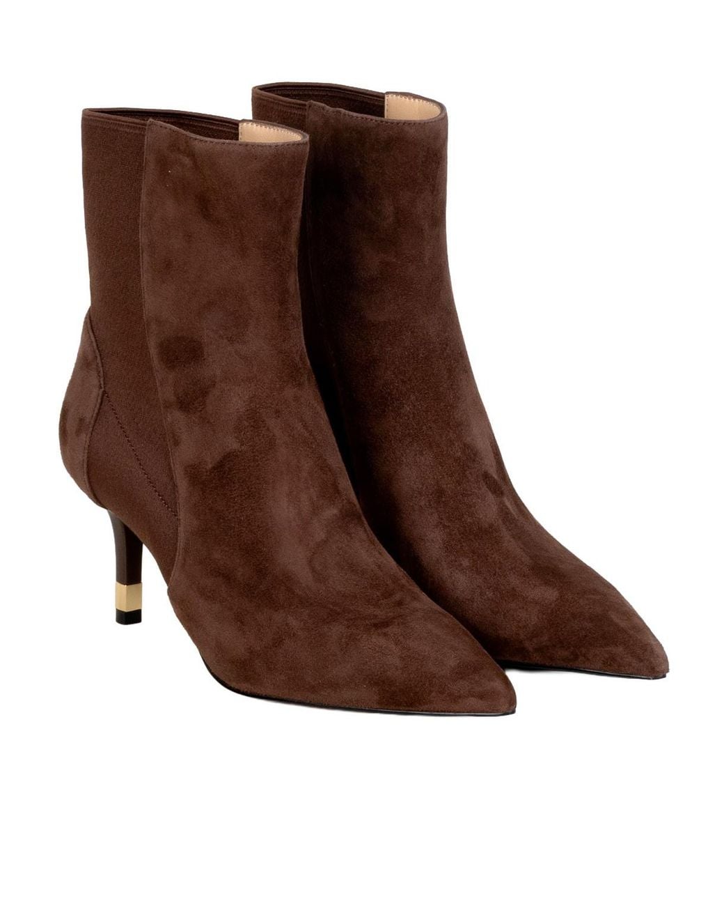Furla Brown Aria Suede Ankle Boots