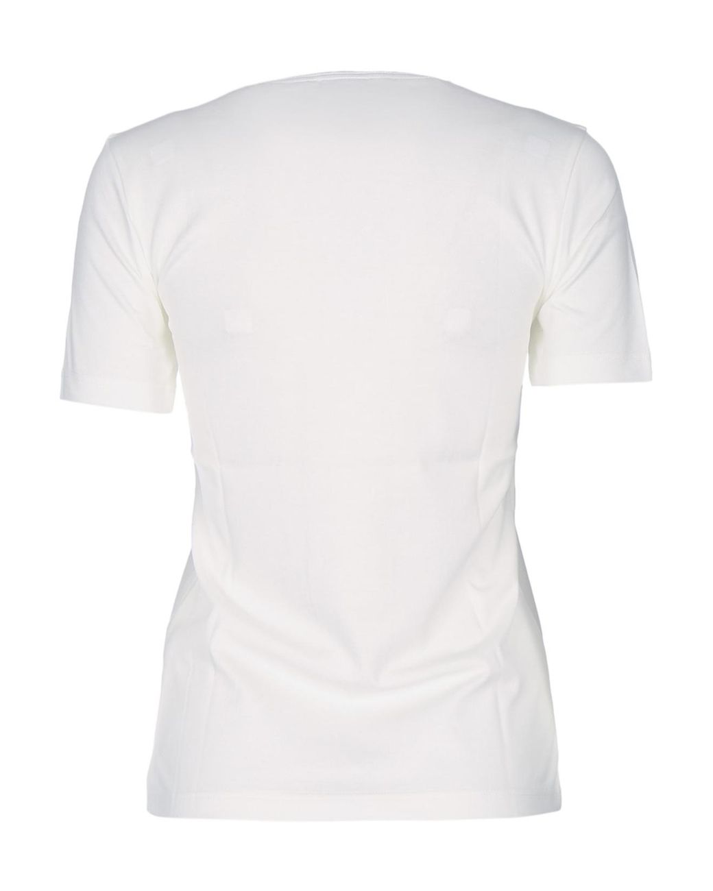 Dior White Embroidered Fitted T-Shirt