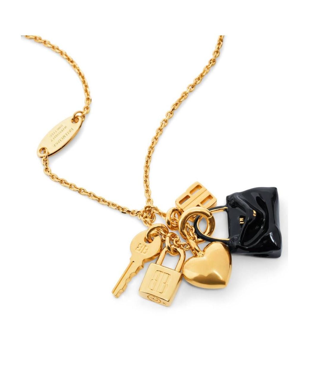 Balenciaga White Carousel Rodeo Collector Necklace