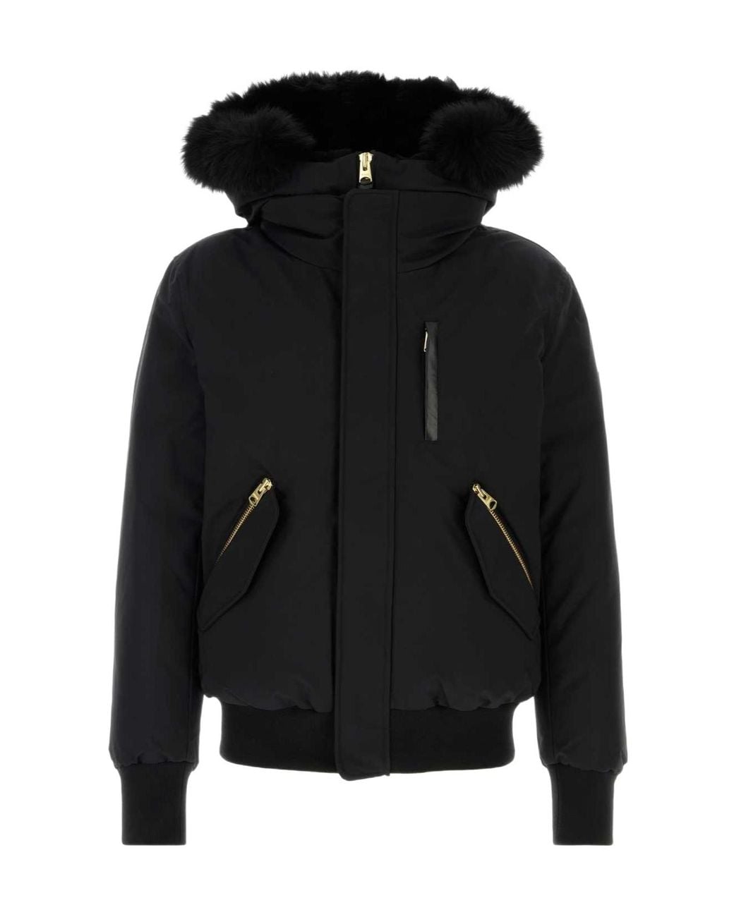Mackage Black Dixon Hooded Down Jacket for men