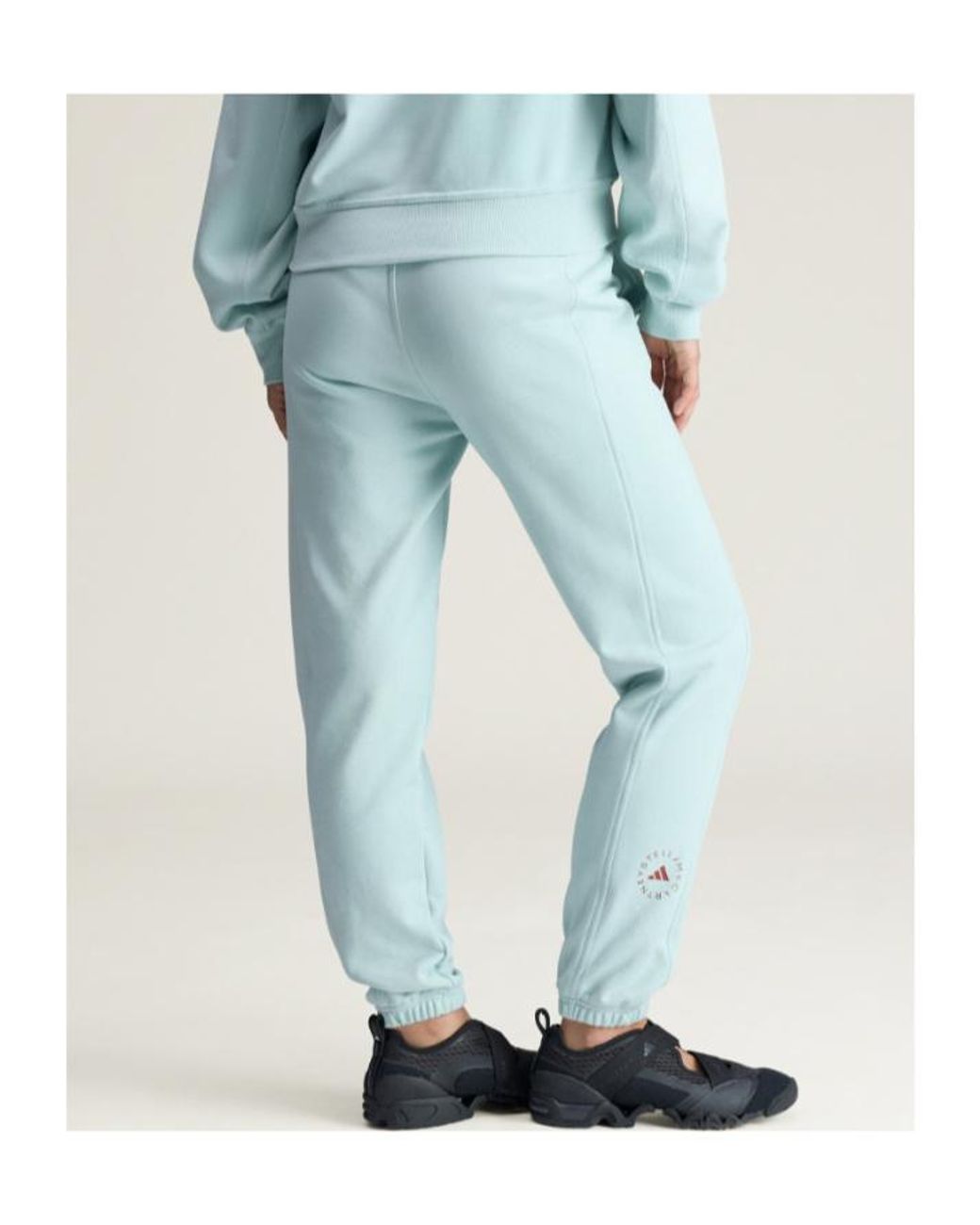 Adidas By Stella McCartney Blue Logo-Detail Track Pants