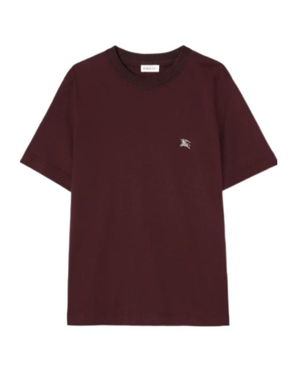 Burberry Red Logo-Detail T-Shirt