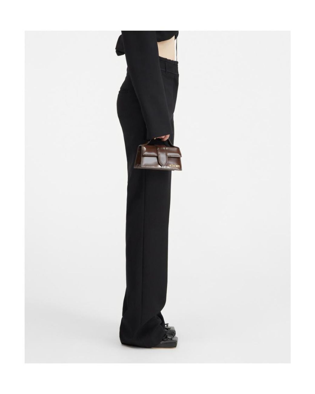 Jacquemus Black Le Pantalon Ficelle Soft Tailored Pants
