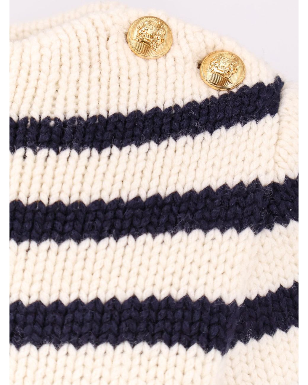 Céline Blue Boat Neck Marinière Sweater