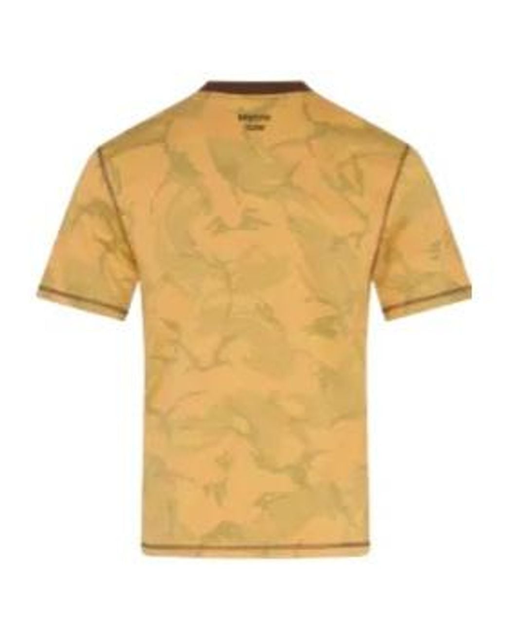 Martine Rose Yellow Camouflage-Print T-Shirt for men