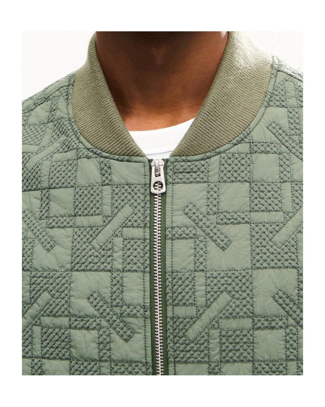 KENZO Green 'Gram' Quilted Gilet for men