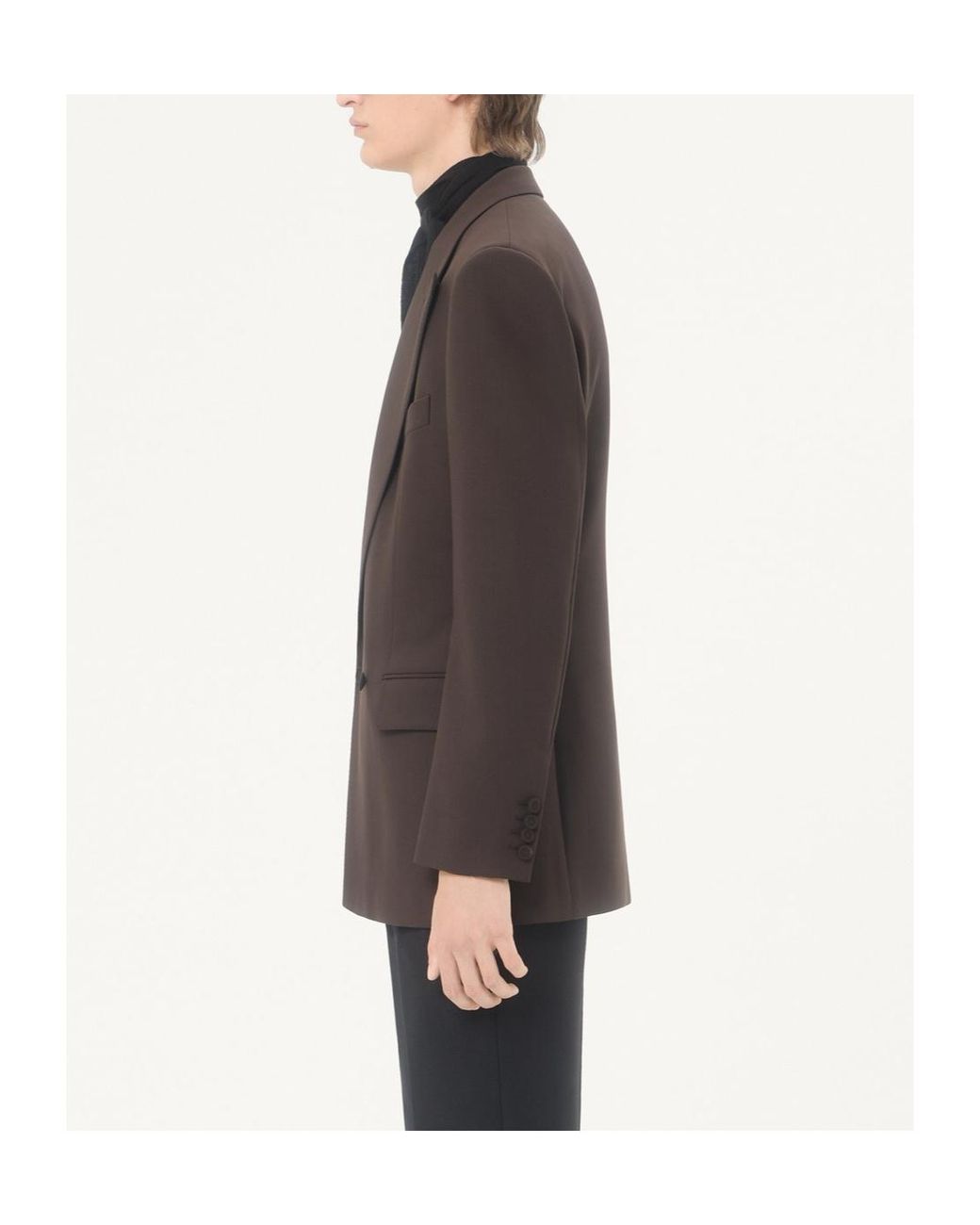 Valentino Brown Double-Breasted Jacket for men