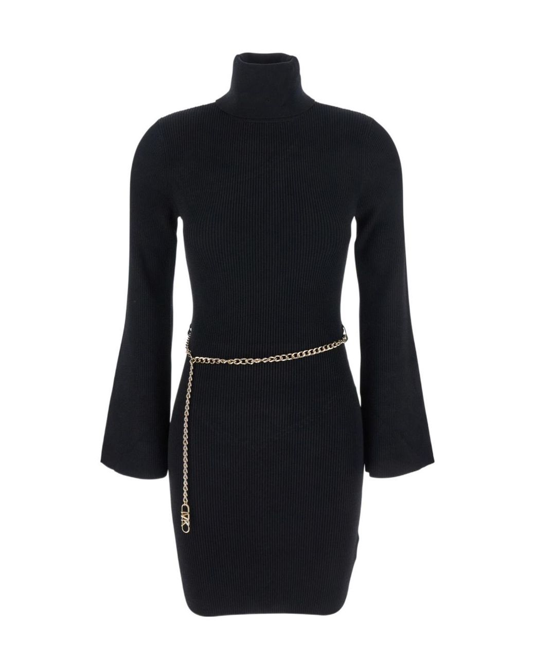 Michael Kors Black Michael Beltd Mini Dress
