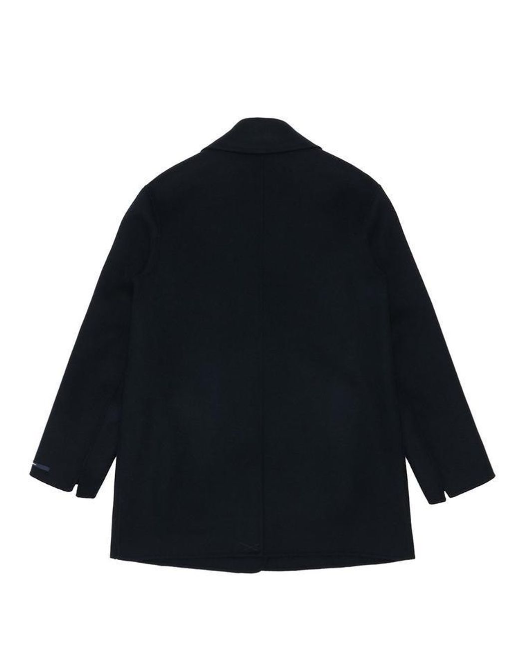 Max Mara Blue Logo Details Coat