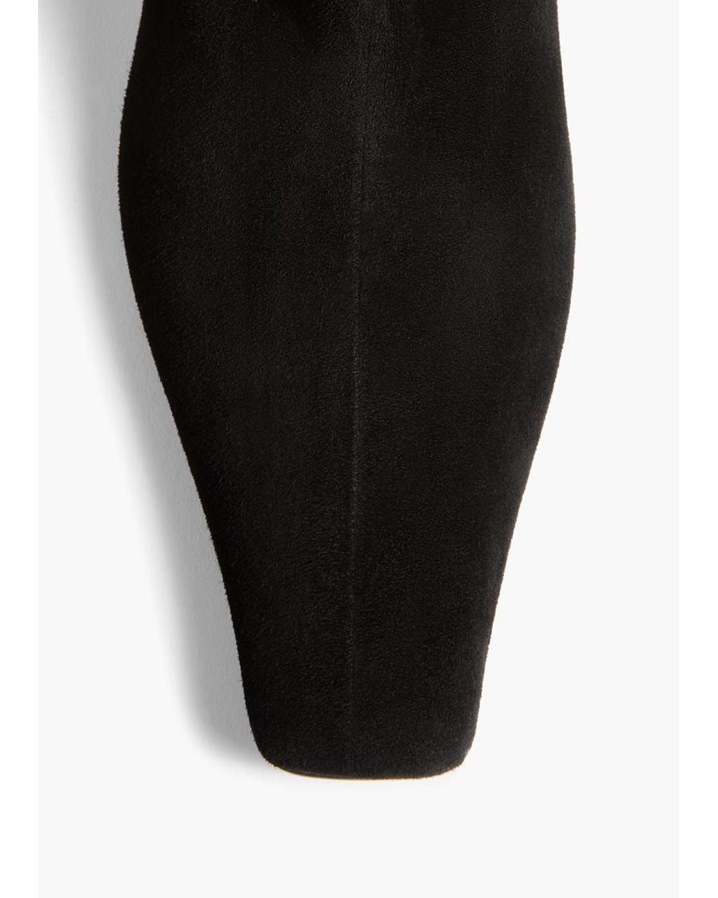 Khaite Black Ona Ankle Boots