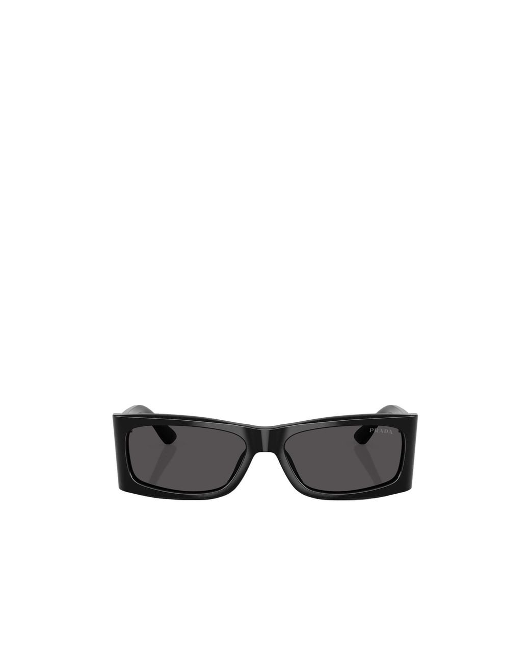 Prada White Eyewear Rectangular Frame Sunglasses for men