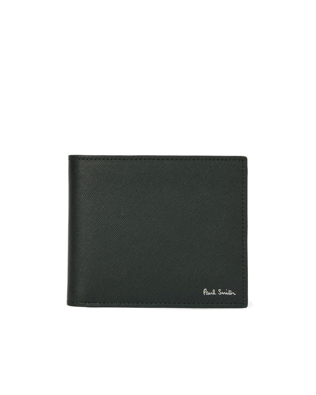 Paul Smith Black Textured Car-Print Wallet for men