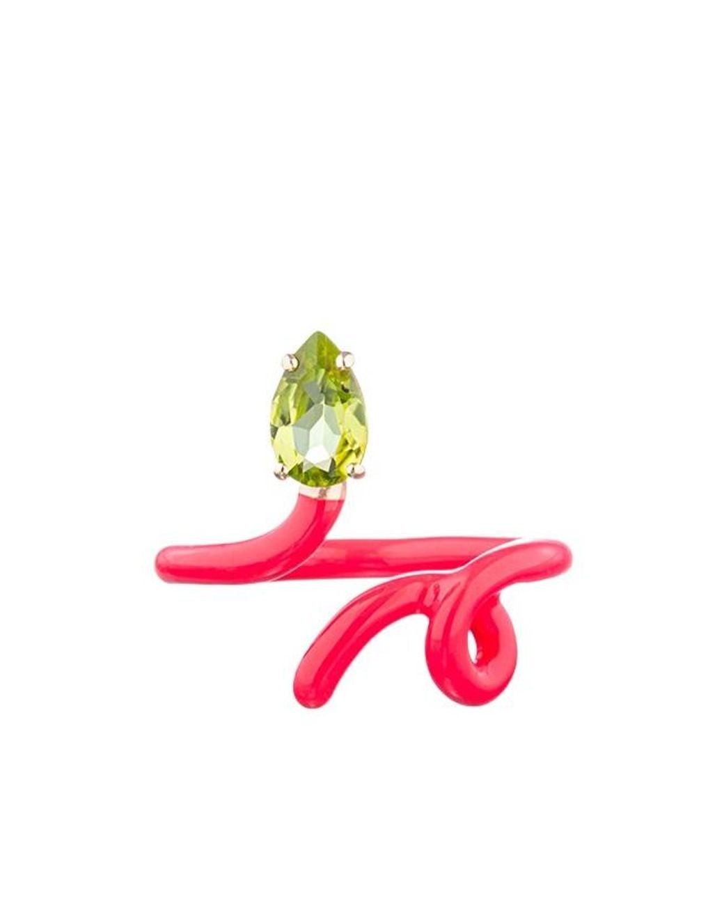 Bea Bongiasca Pink Baby Vine Ring