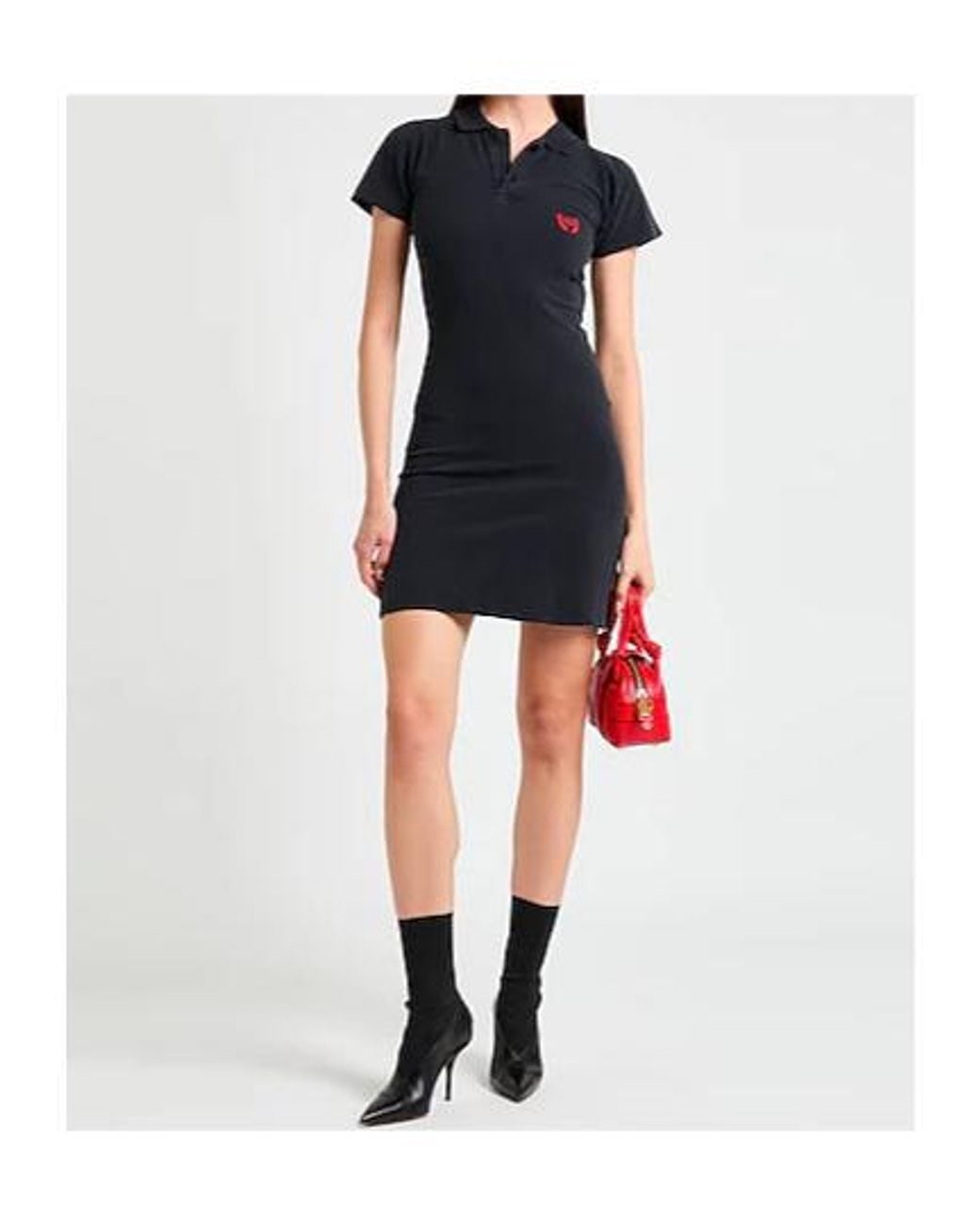 Balenciaga Black Short Dresses