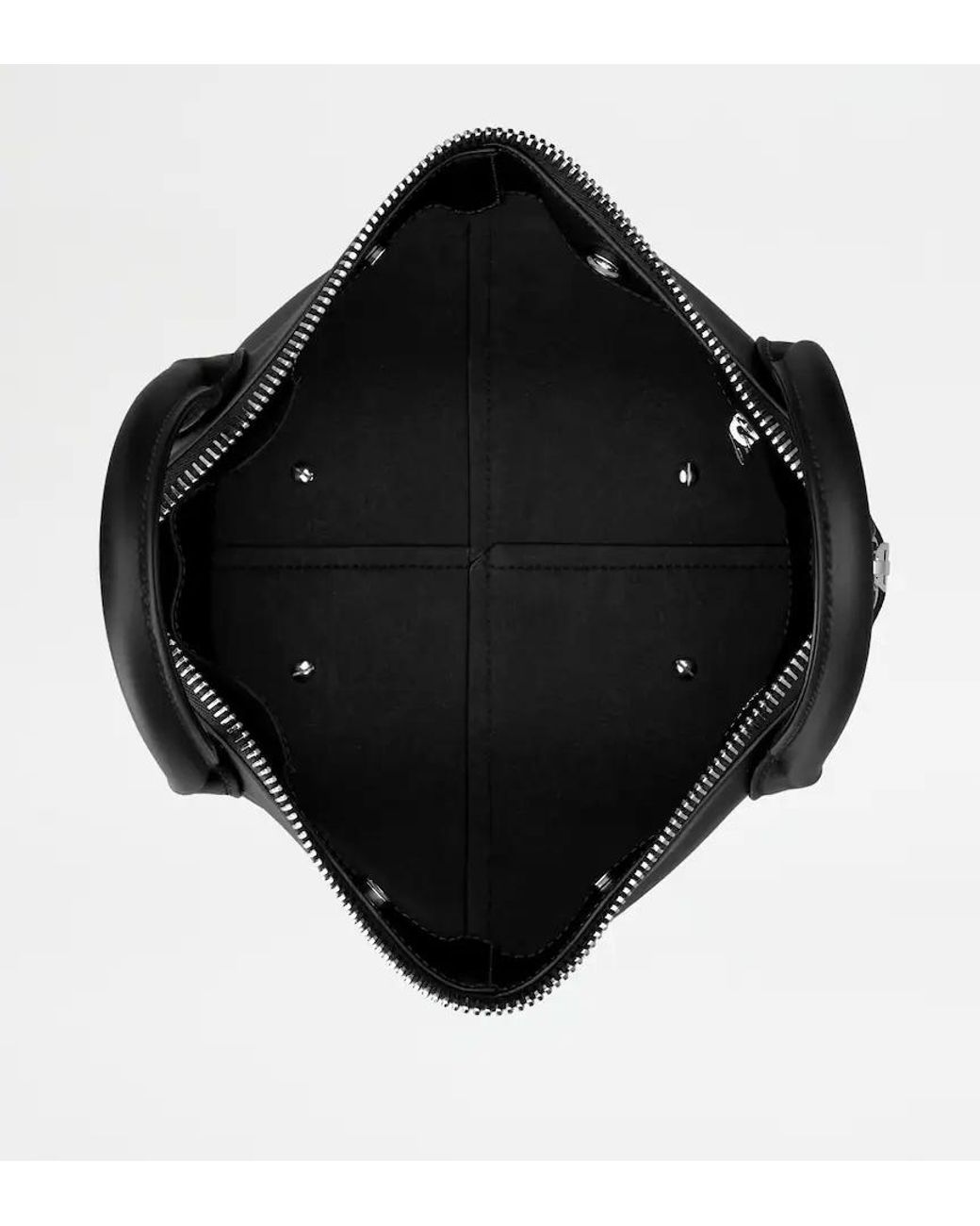 Tod's Black Di Bag Swing Zip Mini Bag