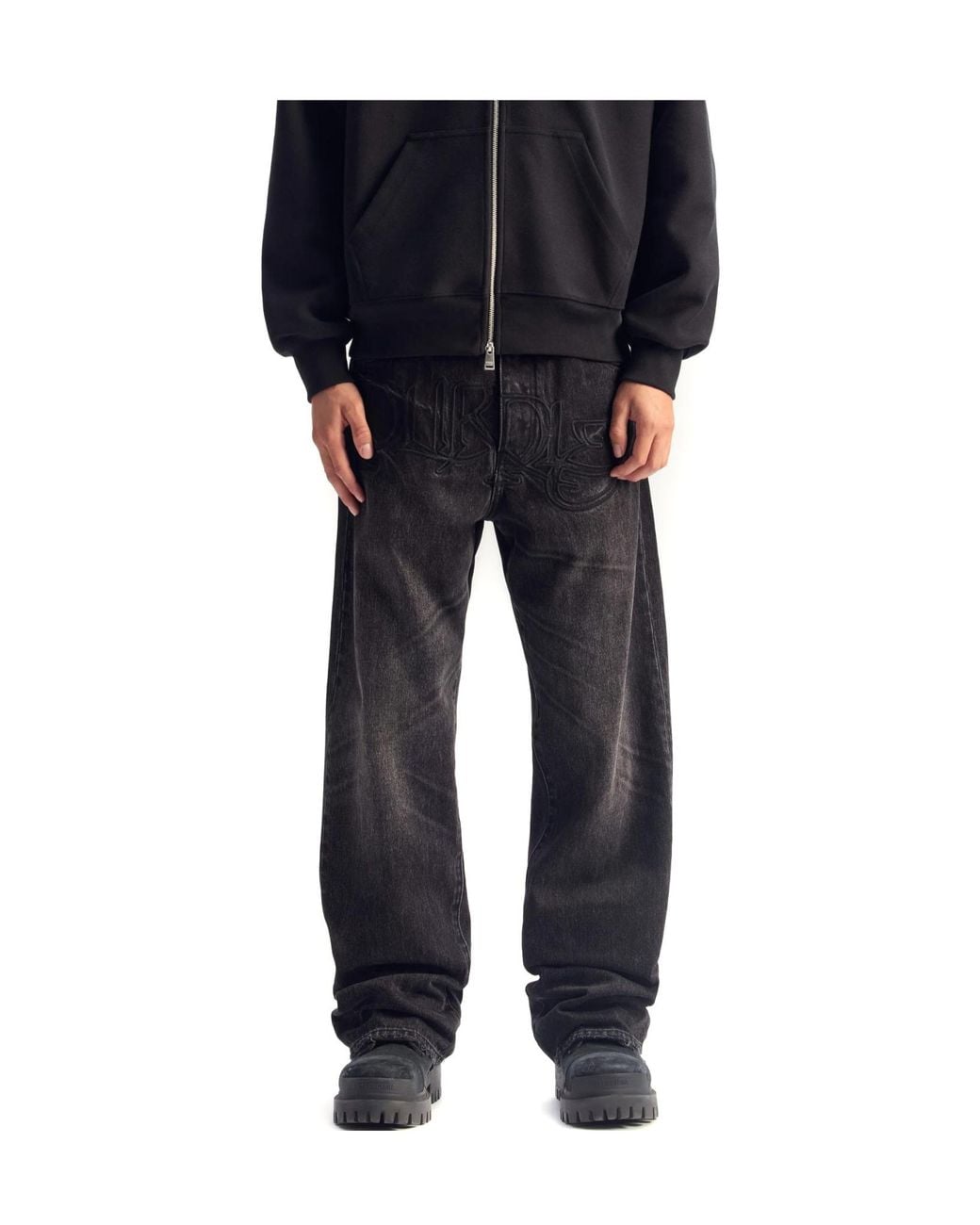 Purple Brand Blue Jeans With Belt Loops for men