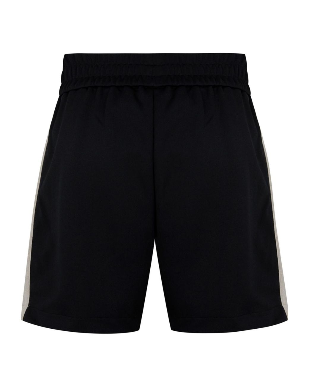 Palm Angels Black Classic Track Shorts for men
