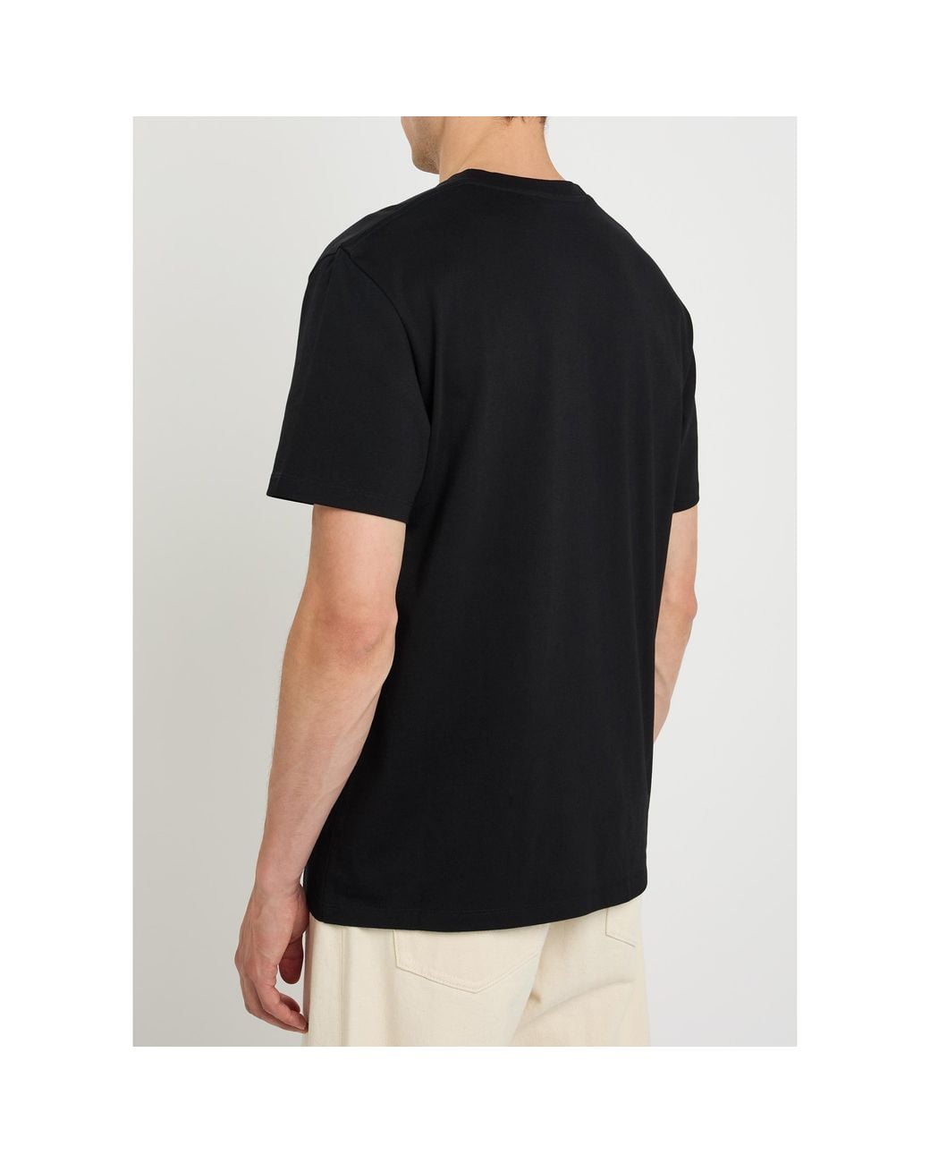 Loewe Black Cotton Short-Sleeve T-Shirt for men