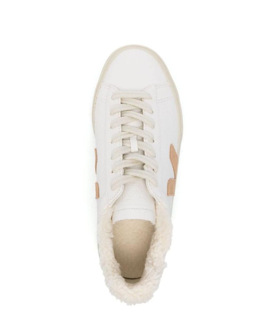 Veja White Campo Lace-Up Sneakers
