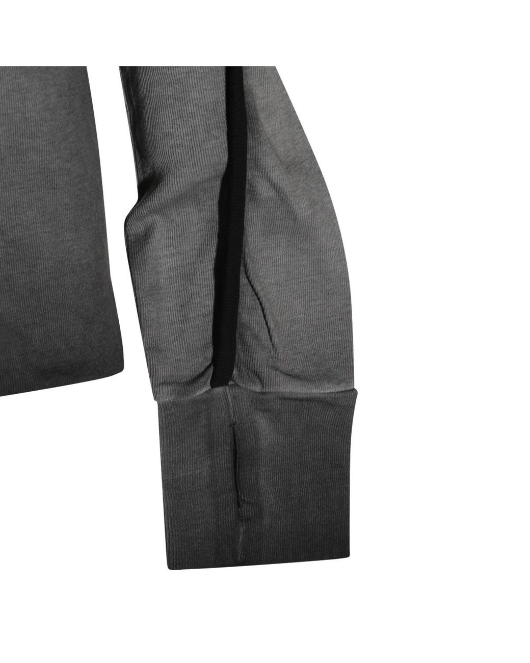 Thom Krom Gray Contrast Seam Long Sleeve T-Shirt for men