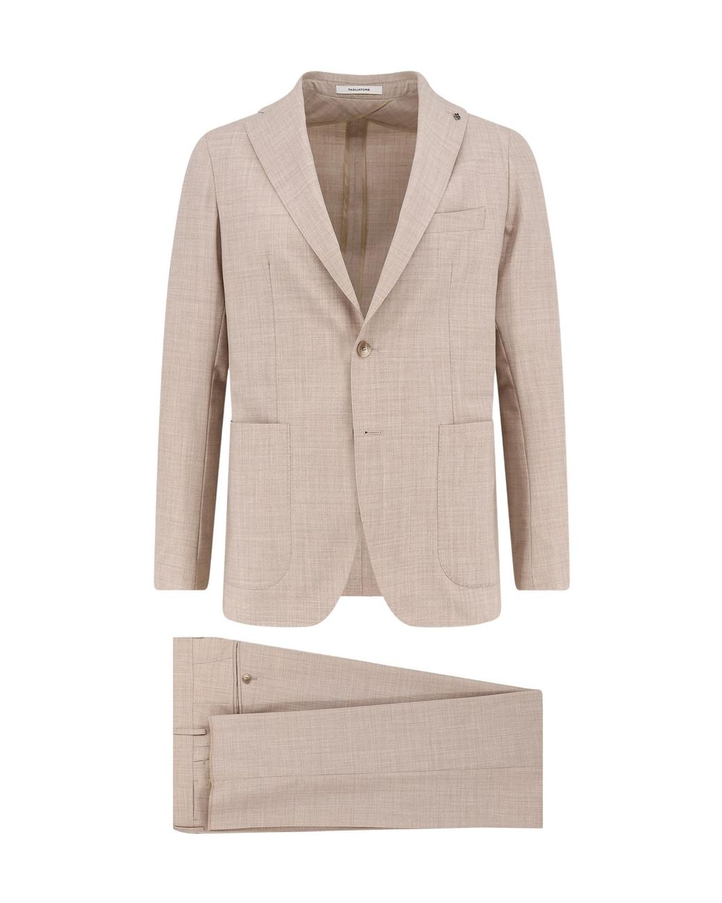 Tagliatore Natural Single-Breasted Suit for men