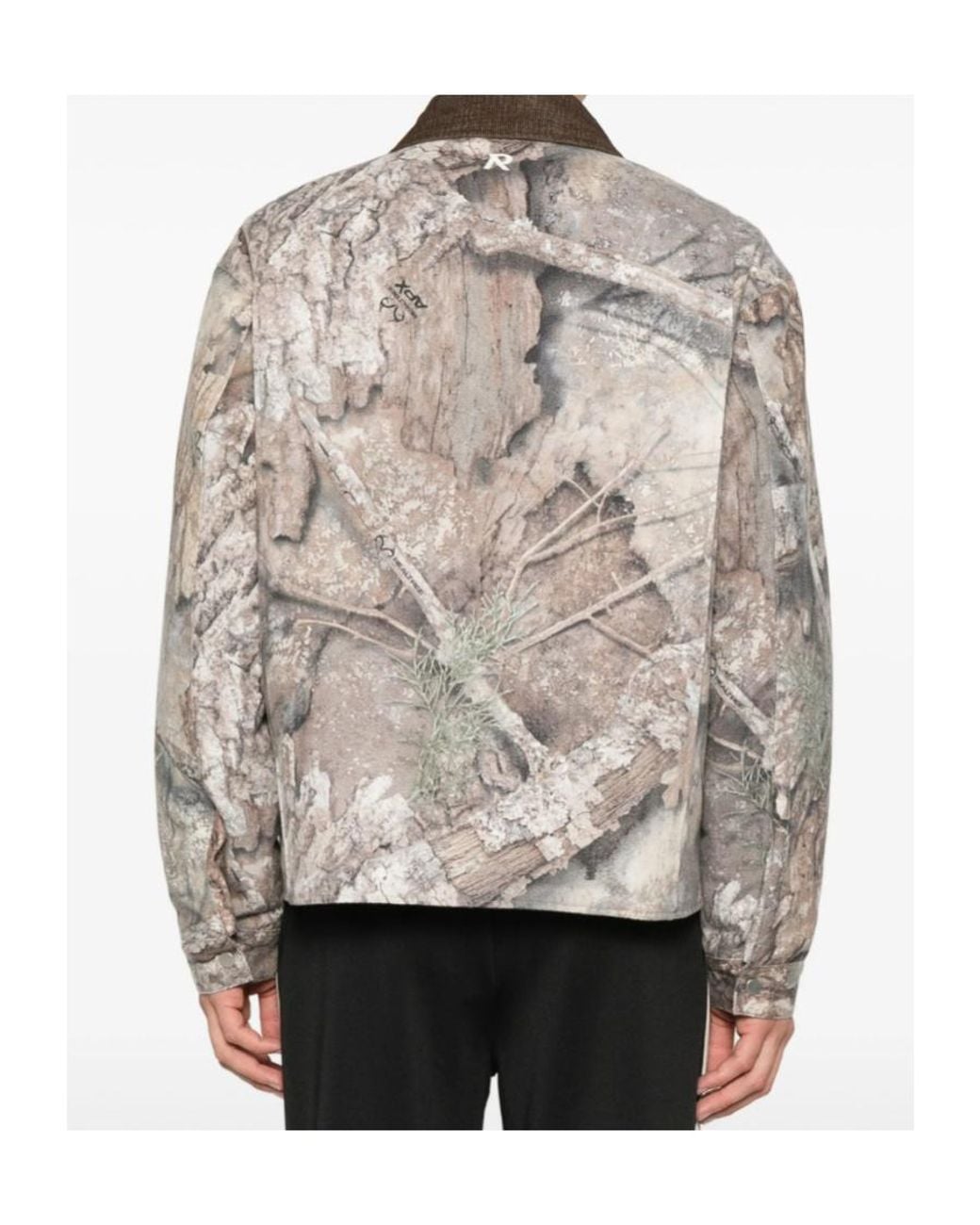 Represent Gray "Real Tree Camo" Trucker Jacket Clothing for men