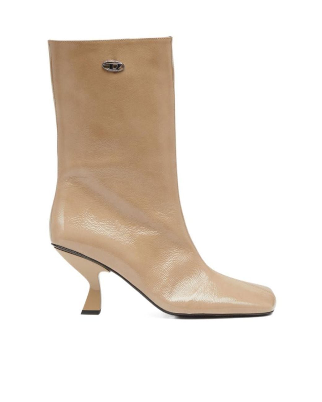 DIESEL Natural D-Amber Tube Ankle Boots