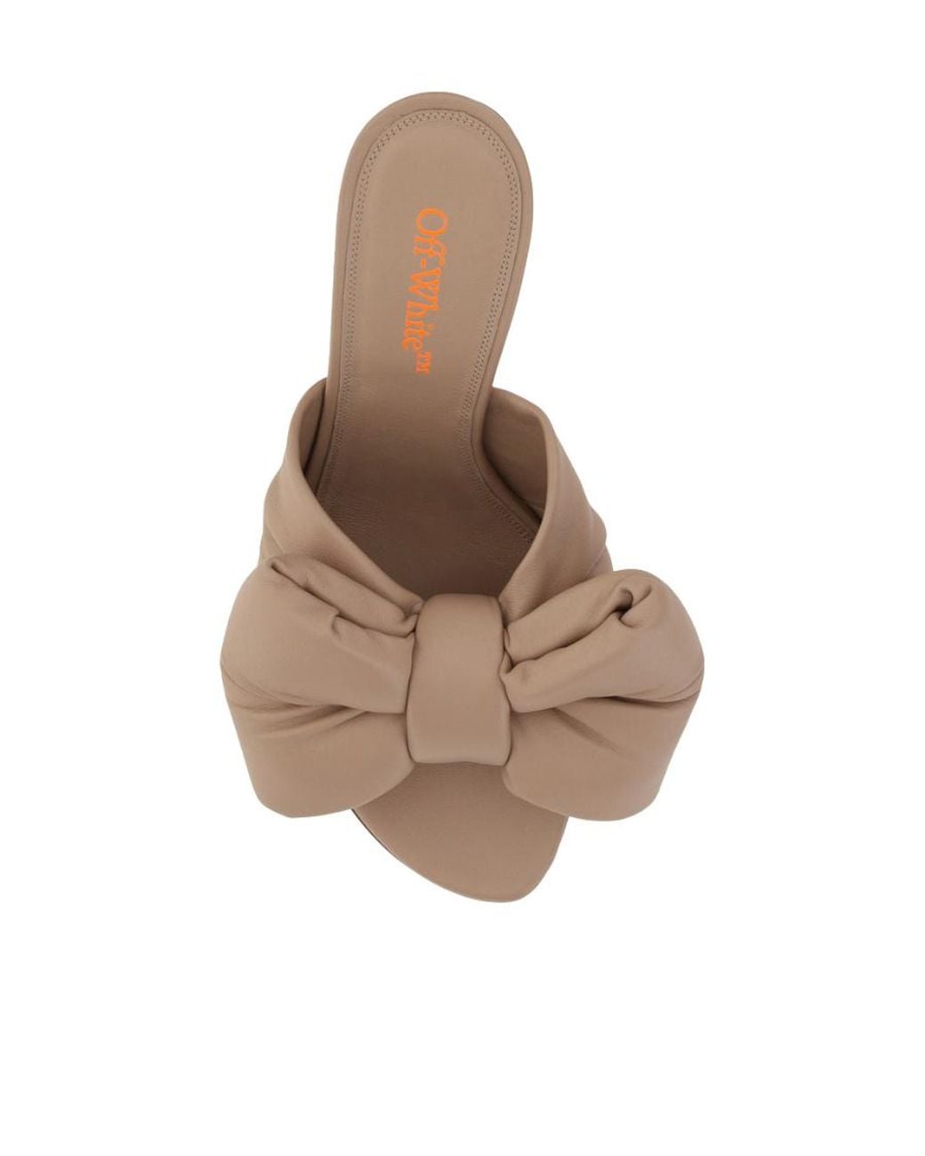 Off-White c/o Virgil Abloh Brown Allen 110Mm Oversize-Bow Sandals